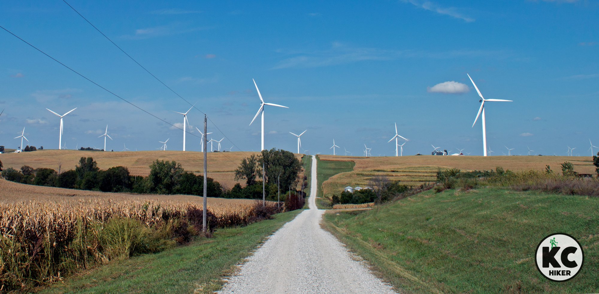 Rock Port wind farm generates powerful vistas - KC Hiker